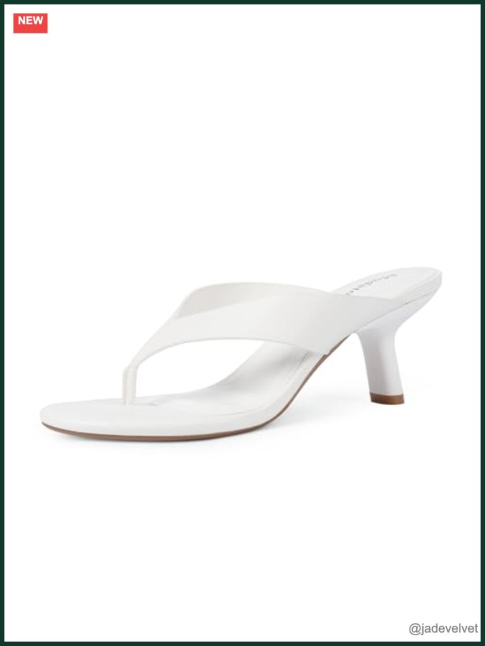 Kitten Heels Flip Flops Heeled Sandals Open Toe Thong Low Heel Casual